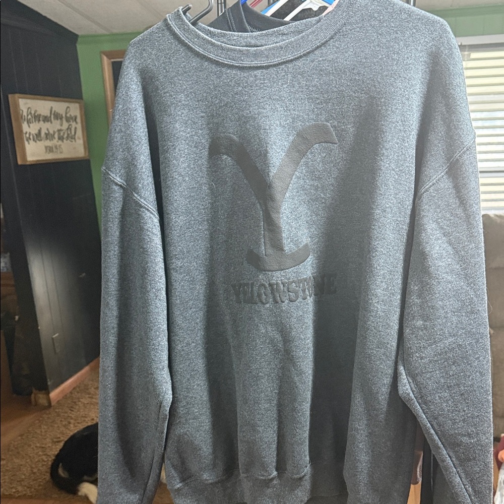 Gray Crewneck Sweater by